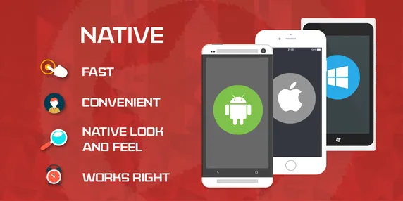 Native app vs hybrid app : native app advantages