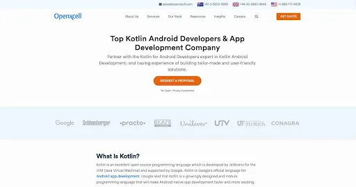 Custom Android App development, Offshore Kotlin developers, Hire Kotlin Developers