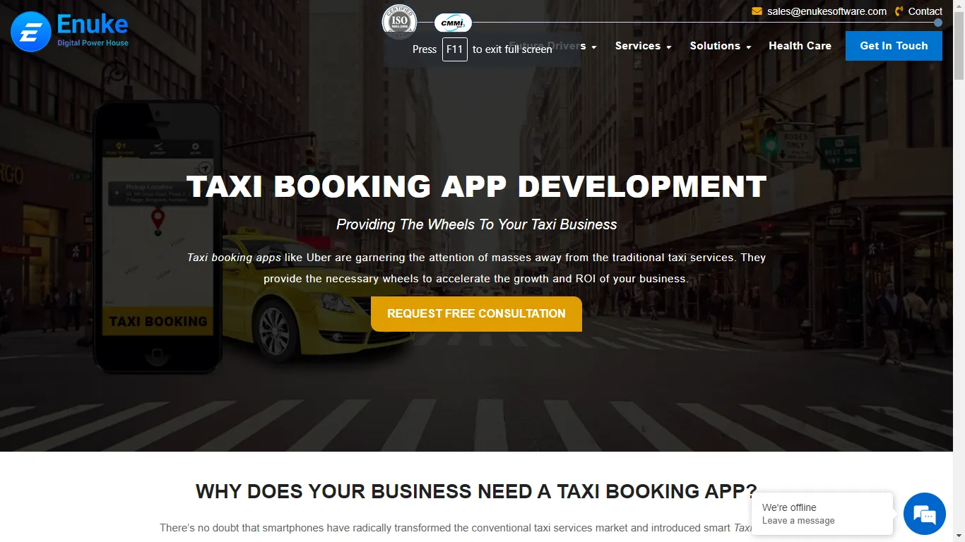 A JOYRIDE With Top 13 Taxi App Development Companies