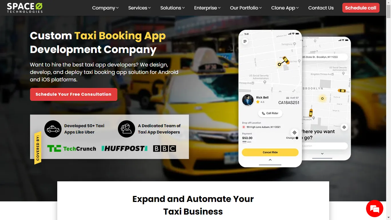 A JOYRIDE With Top 13 Taxi App Development Companies