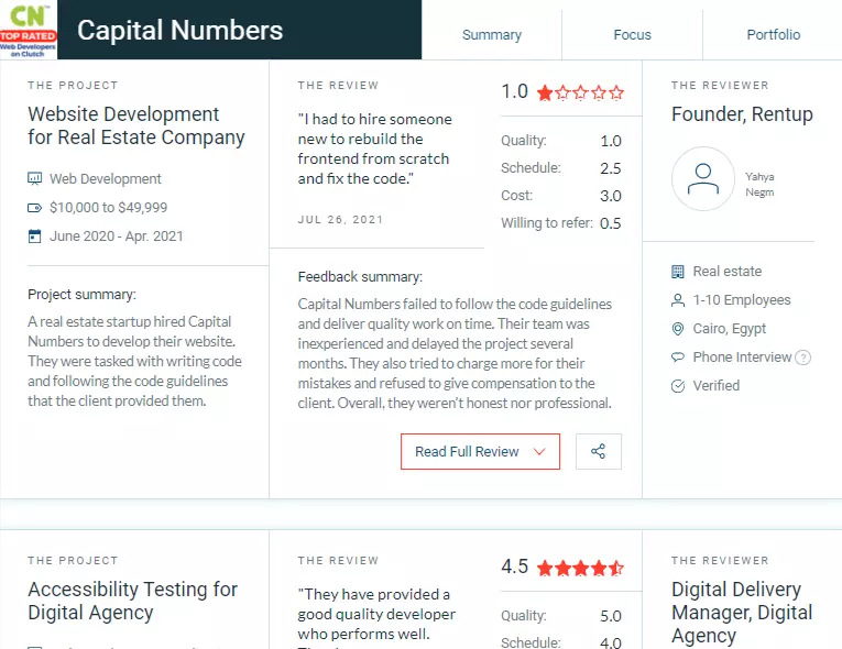 Capital Numbers