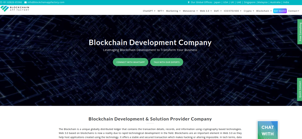 Blockchain App Factory