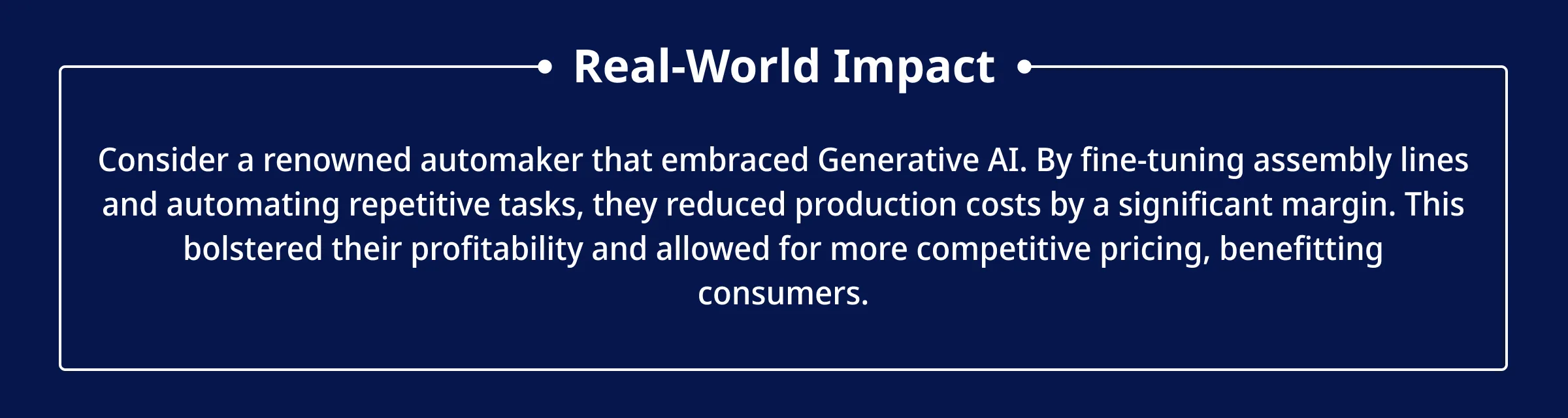 Real World Impact