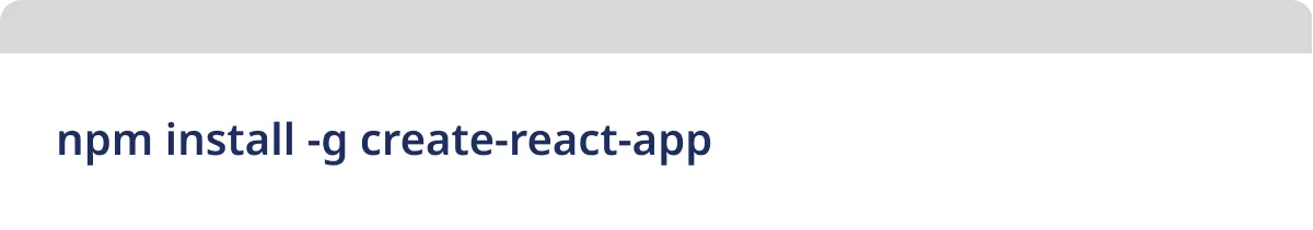 Installing Create React App 