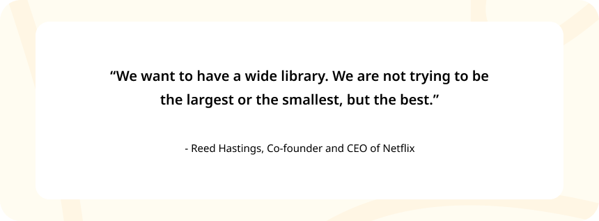 Quote By Reed Hastings