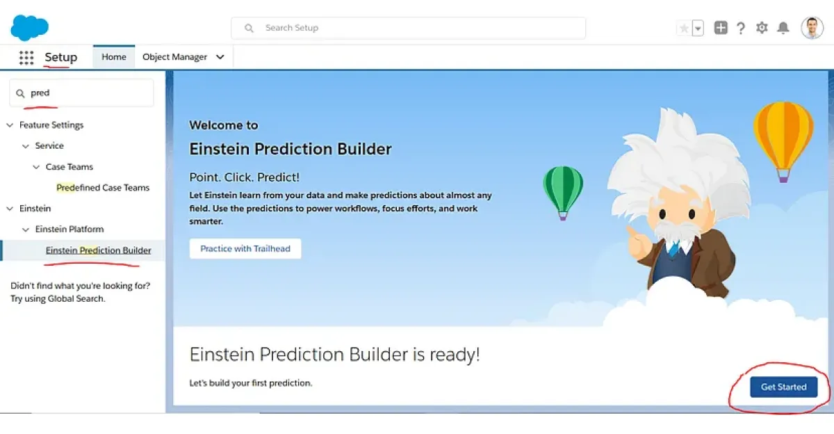 Einstein Prediction Builder