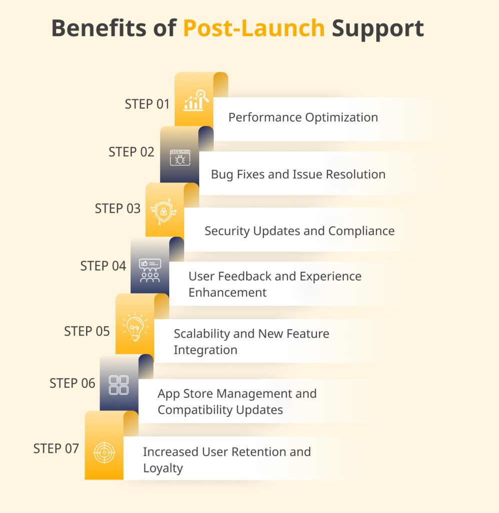 5. Comprehensive Post Launch Support (Add an infographic for this section)