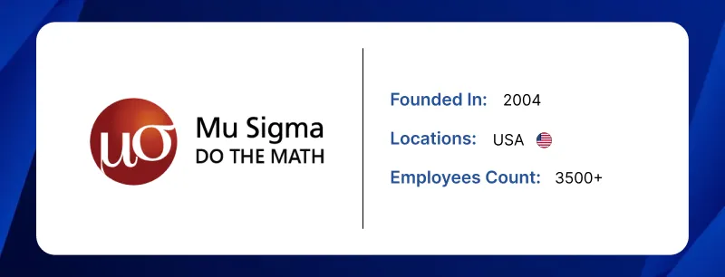 Mu Sigma Analytics