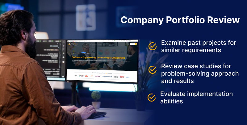 Review the Company’s Portfolio and Case Studies