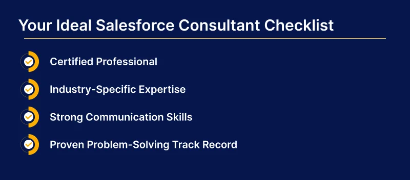 Your Ideal Salesforce Consultant Checklist